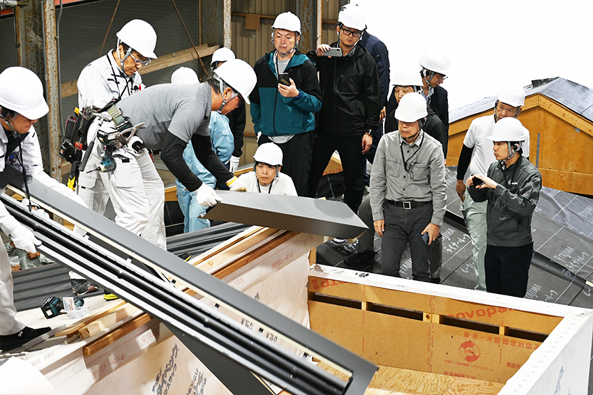 2025/09/25実物大モックアップで学ぶ換気•通気部材施工実技研修会